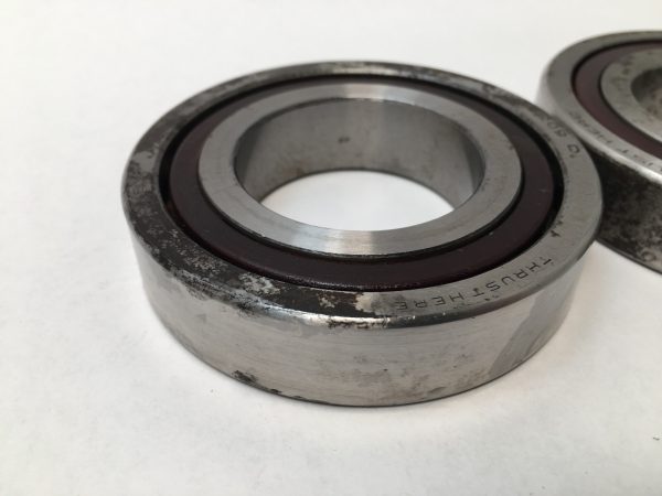 Angular Contact Ball Bearing – 45 mm ID, 85 mm OD, 38 mm Width, Open, 40° Contact Angle, Back-to-Back.