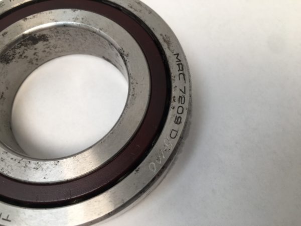 Angular Contact Ball Bearing – 45 mm ID, 85 mm OD, 38 mm Width, Open, 40° Contact Angle, Back-to-Back.