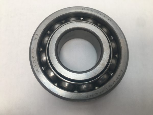 Angular Contact Ball Bearing – Straight Bore, 35 mm ID, 80 mm OD, 21 mm Width, Open, 15° Contact Angle.