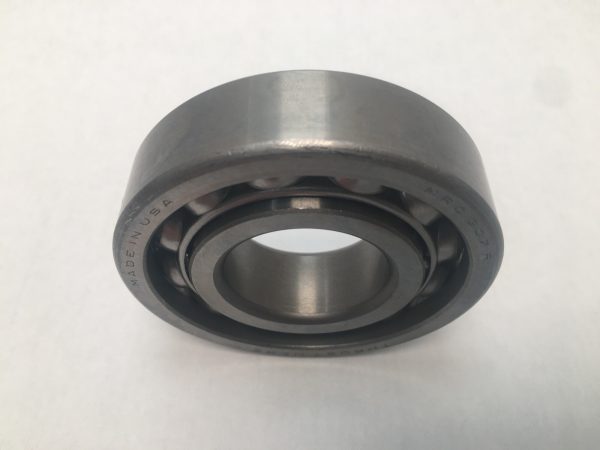 Angular Contact Ball Bearing – Straight Bore, 35 mm ID, 80 mm OD, 21 mm Width, Open, 15° Contact Angle.