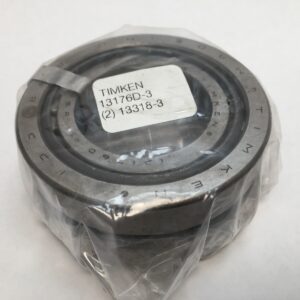 Tapered Roller Set - 1.750 in Bore, 3.375 in OD, 2.125 in Width, Case Carburized Steel.