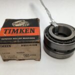Tapered Roller Bearing – 1.3770 in Bore, 0.7710 in Cone Width, 2.7170 Cup Outer Diameter, class 2, Case-Hardened Steel.