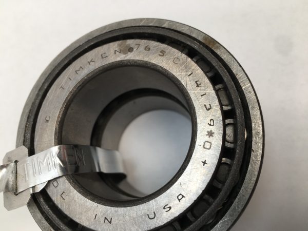 Tapered Roller Bearing – 1.3770 in Bore, 0.7710 in Cone Width, 2.7170 Cup Outer Diameter, class 2, Case-Hardened Steel.