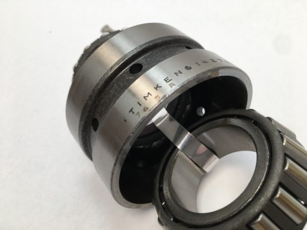 Tapered Roller Bearing – 1.3770 in Bore, 0.7710 in Cone Width, 2.7170 Cup Outer Diameter, class 2, Case-Hardened Steel.