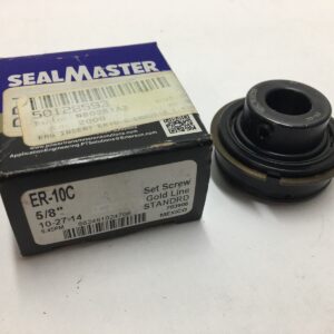 Insert Ball Bearing - 5/8 in Bore, 47 mm OD, 1.22 in Width, Set Screw Locking, Snap Ring Groove.