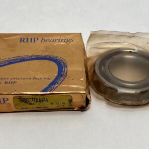 Angular Contact Ball Bearing - 30 mm ID, 55 mm OD, 13 mm Width, Open, 15° Contact Angle, Heavy Preload