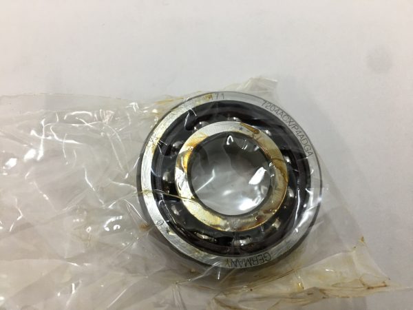 Angular contact bearing – 20 mm ID, 47 mm OD, 14 mm Width, Open, 25° Contact Angle, Light Preload.