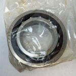 Angular Contact Ball Bearing – Straight Bore, 70 mm ID, 125 mm OD, 24 mm Width, Open, 15° Contact Angle.