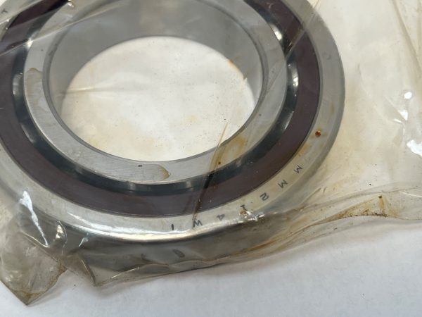 Angular Contact Ball Bearing – Straight Bore, 70 mm ID, 125 mm OD, 24 mm Width, Open, 15° Contact Angle.