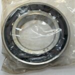 Angular Contact Ball Bearing – Straight Bore, 70 mm ID, 125 mm OD, 24 mm Width, Open, 15° Contact Angle.