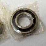 Angular Contact Bearing – 25 mm ID, 52 mm OD, 15 mm Width, Open, 15°, Light preload.