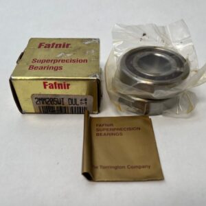 Angular Contact Bearing - 25 mm ID, 52 mm OD, 15 mm Width, Open, 15°, Light preload.