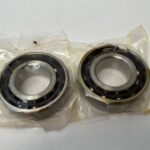 Angular Contact Bearing – 25 mm ID, 52 mm OD, 15 mm Width, Open, 15°, Light preload.