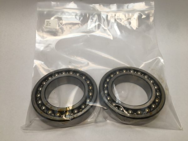 Self-Aligning Ball Bearing – Tapered Bore, 75mm ID, 130mm OD, 25mm Width, Open, Standard ISO Series 2 pcs