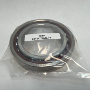 Angular Contact Ball Bearing - Straight Bore, 90 mm ID, 140 mm OD, 24 mm Width, Open, 15° Contact Angle, Light Preload.