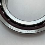 Angular Contact Ball Bearing – Straight Bore, 90 mm ID, 140 mm OD, 24 mm Width, Open, 15° Contact Angle, Light Preload.