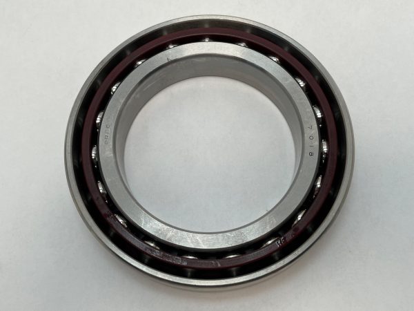 Angular Contact Ball Bearing – Straight Bore, 90 mm ID, 140 mm OD, 24 mm Width, Open, 15° Contact Angle, Light Preload.