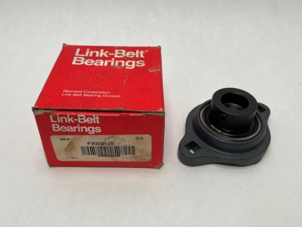Link-Belt FXW212E Flange Mount Bearing 3/4″ ID FXW-212-E USA