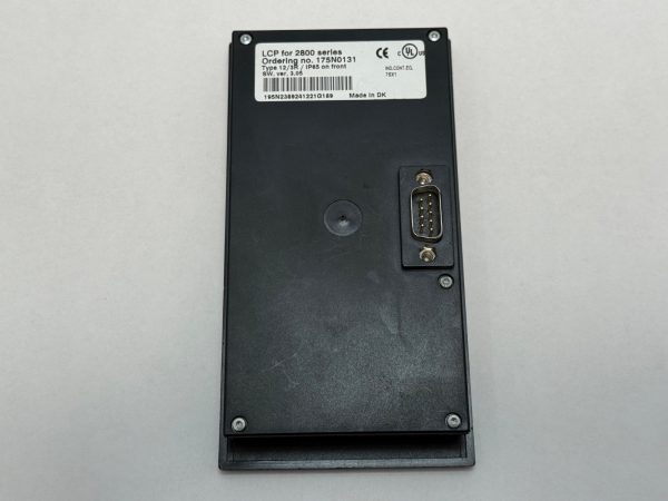 Danfoss 175N0131 LCP Panel For 2800 12/3R IP65 On Front