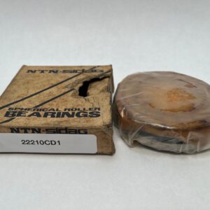 Spherical Roller Bearing - Straight Bore, 50mm ID, 90mm OD, 23mm Width, Open, Pressed Steel Cage (C), Lube Groove.