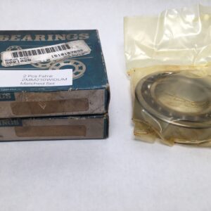 Angular Contact Ball Bearing - Straight Bore, 50 mm ID, 90 mm OD, 20 mm Width, Open, 15° Contact Angle, Medium Preload.