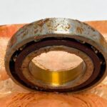 Angular Contact Ball Bearing – Straight Bore, 65 mm ID, 120 mm OD, 23 mm Width, Open, 15° Contact Angle, Light Preload.
