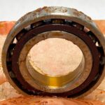 Angular Contact Ball Bearing – Straight Bore, 65 mm ID, 120 mm OD, 23 mm Width, Open, 15° Contact Angle, Light Preload.