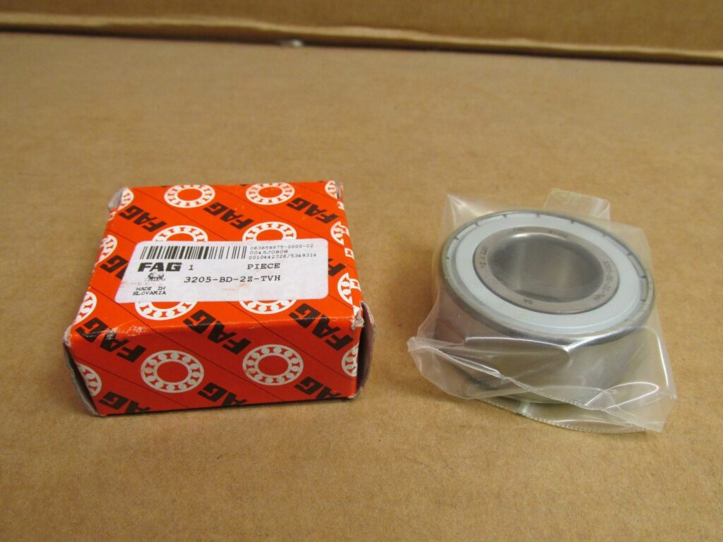 Angular Contact Ball Bearing – Double Row, 25 mm ID, 52 mm OD, 20.6 mm Width, Double Shield.