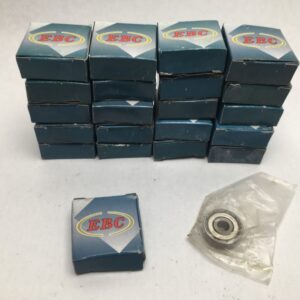 Deep Groove Ball Bearing - Straight Bore, 5mm ID, 19mm OD, 6mm Width, Double Shield, Without Snap Ring.