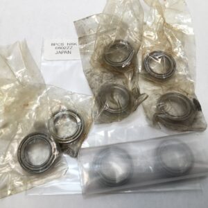 Deep Groove Ball Bearing - Straight Bore, 15mm ID, 24mm OD, 5mm Width, Double Shielded, Thin Section.