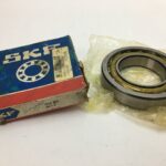 Angular Contact Ball Bearing – Straight Bore, 70 mm ID, 125 mm OD, 24 mm Width, Open, 40° Contact Angle, Normal Preload.