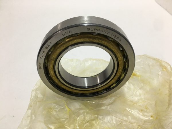 Angular Contact Ball Bearing – Straight Bore, 70 mm ID, 125 mm OD, 24 mm Width, Open, 40° Contact Angle, Normal Preload.