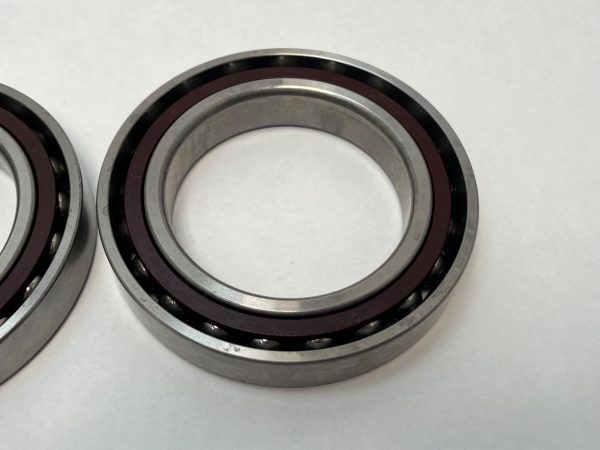 Angular Contact Ball Bearing – Straight Bore, 75 mm ID, 115 mm OD, 20 mm Width, Open, 15° Contact Angle, Light Preload.
