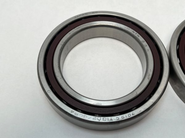 Angular Contact Ball Bearing – Straight Bore, 75 mm ID, 115 mm OD, 20 mm Width, Open, 15° Contact Angle, Light Preload.