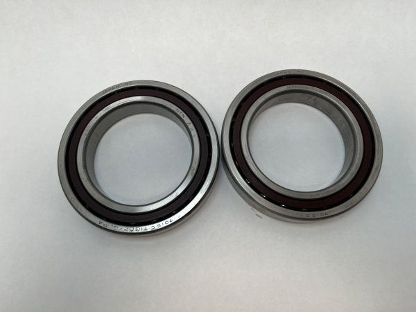 Angular Contact Ball Bearing – Straight Bore, 75 mm ID, 115 mm OD, 20 mm Width, Open, 15° Contact Angle, Light Preload.