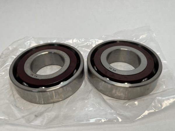 Angular Contact Ball Bearing – 45 mm ID, 100 mm OD, 25 mm Width, Open, 25° Contact Angle, Light Preload.