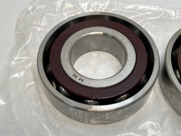Angular Contact Ball Bearing – 45 mm ID, 100 mm OD, 25 mm Width, Open, 25° Contact Angle, Light Preload.