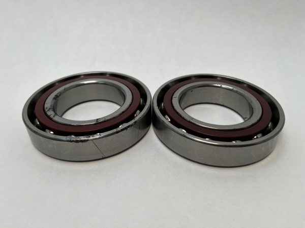 Angular Contact Ball Bearing – Straight Bore, 55 mm ID, 100 mm OD, 42 mm Width, Open.