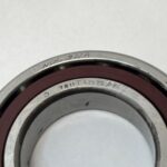 Angular Contact Ball Bearing – Straight Bore, 55 mm ID, 100 mm OD, 42 mm Width, Open.