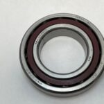 Angular Contact Ball Bearing – Straight Bore, 55 mm ID, 100 mm OD, 42 mm Width, Open.