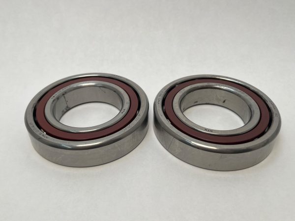 Angular Contact Ball Bearing – Straight Bore, 55 mm ID, 100 mm OD, 42 mm Width, Open.
