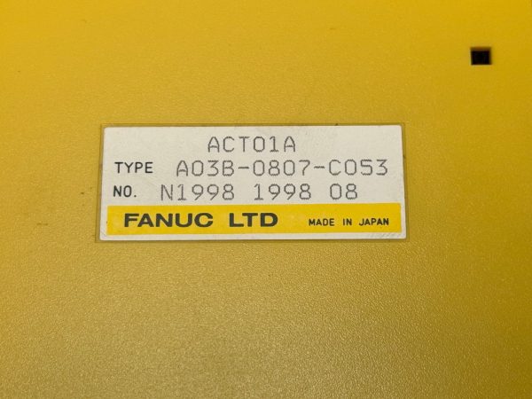 Fanuc A03B-0807-C053 Output Module PLC ACT01A