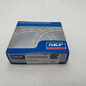 Angular Contact Ball Bearing - 50 mm ID, 72 mm OD, 12 mm Width, Double Rubber Seal, 25°.