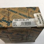 Angular Contact Ball Bearing – Straight Bore, 25 mm ID, 47 mm OD, 12 mm Width, Open, 15° Contact Angle, Light Preload.
