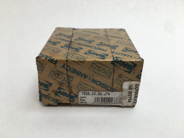 Angular Contact Ball Bearing – Straight Bore, 25 mm ID, 47 mm OD, 12 mm Width, Open, 15° Contact Angle, Light Preload.