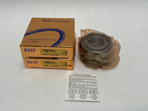 Angular Contact Ball Bearing – 20 mm ID, 42 mm OD, 12 mm Width, Open, 15°, Light Preload