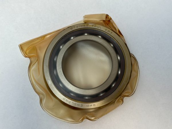 Angular Contact Ball Bearing – Straight Bore, 50 mm ID, 90 mm OD, 20 mm Width, Open, 15° Contact Angle, Light Preload.