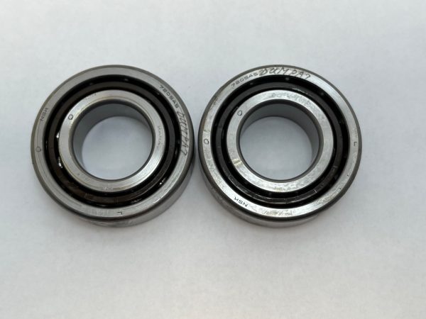 Angular Contact Ball Bearing – 25 mm ID, 52 mm OD, 15 mm Width, Open, 25°, Medium preload.