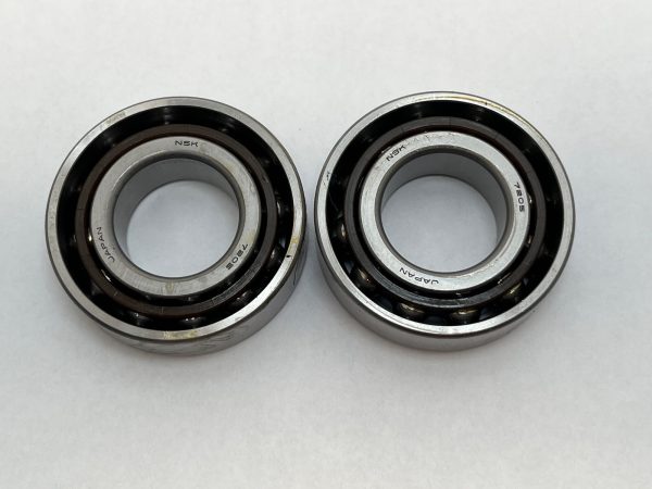 Angular Contact Ball Bearing – 25 mm ID, 52 mm OD, 15 mm Width, Open, 25°, Medium preload.