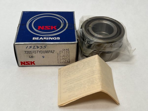 Angular Contact Ball Bearing – 25 mm ID, 52 mm OD, 15 mm Width, Open, 25°, Medium preload.